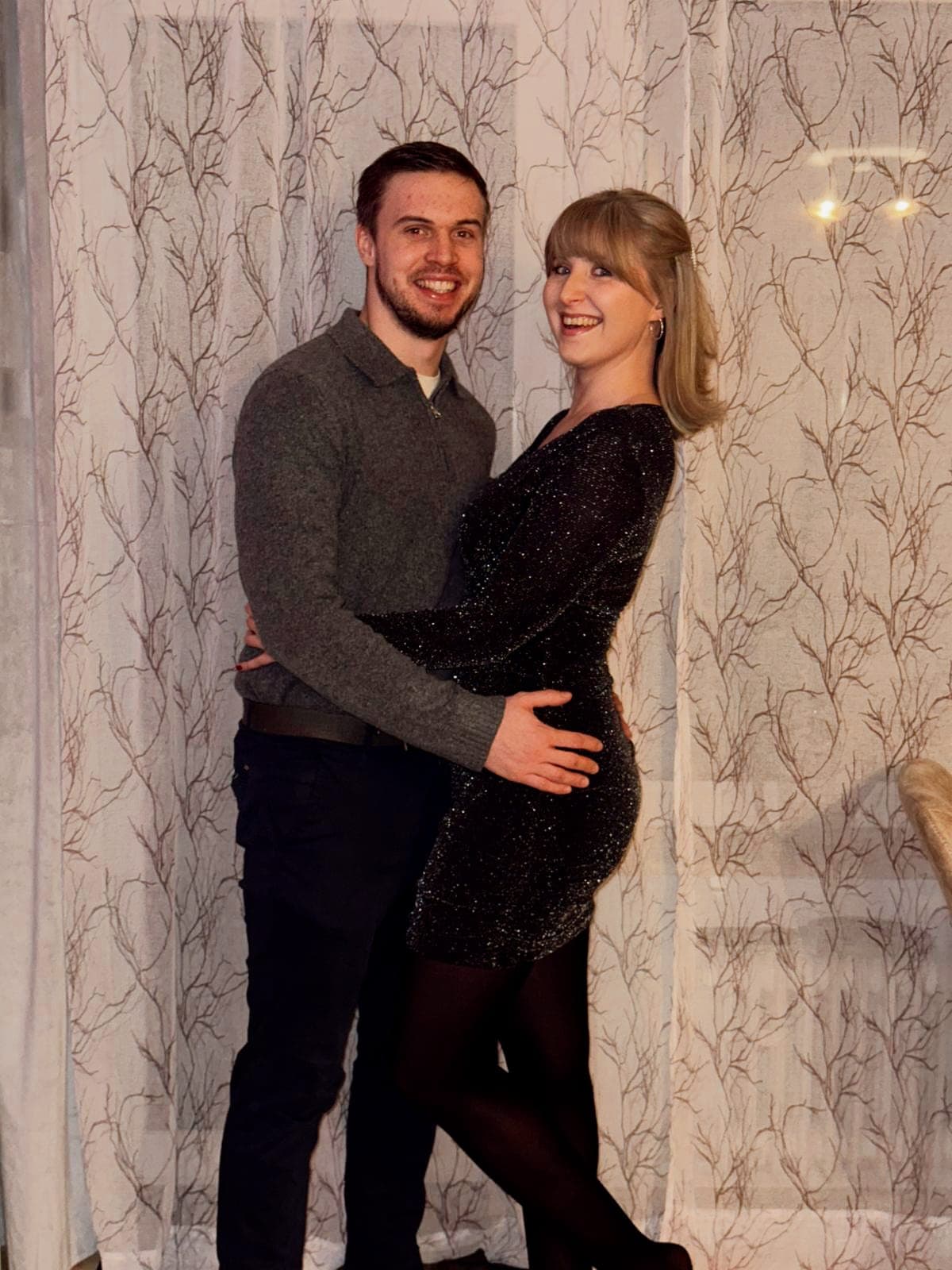 Elegant gekleidet an Silvester